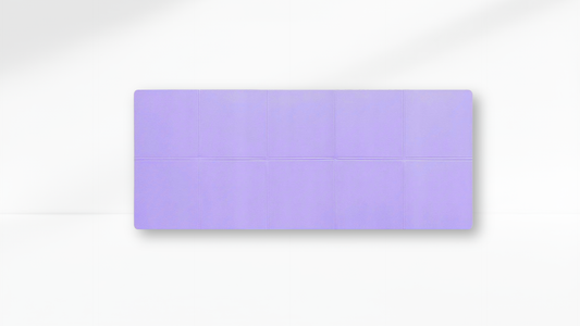 Rectangular purple EVA Soft Yoga Mat on a white background