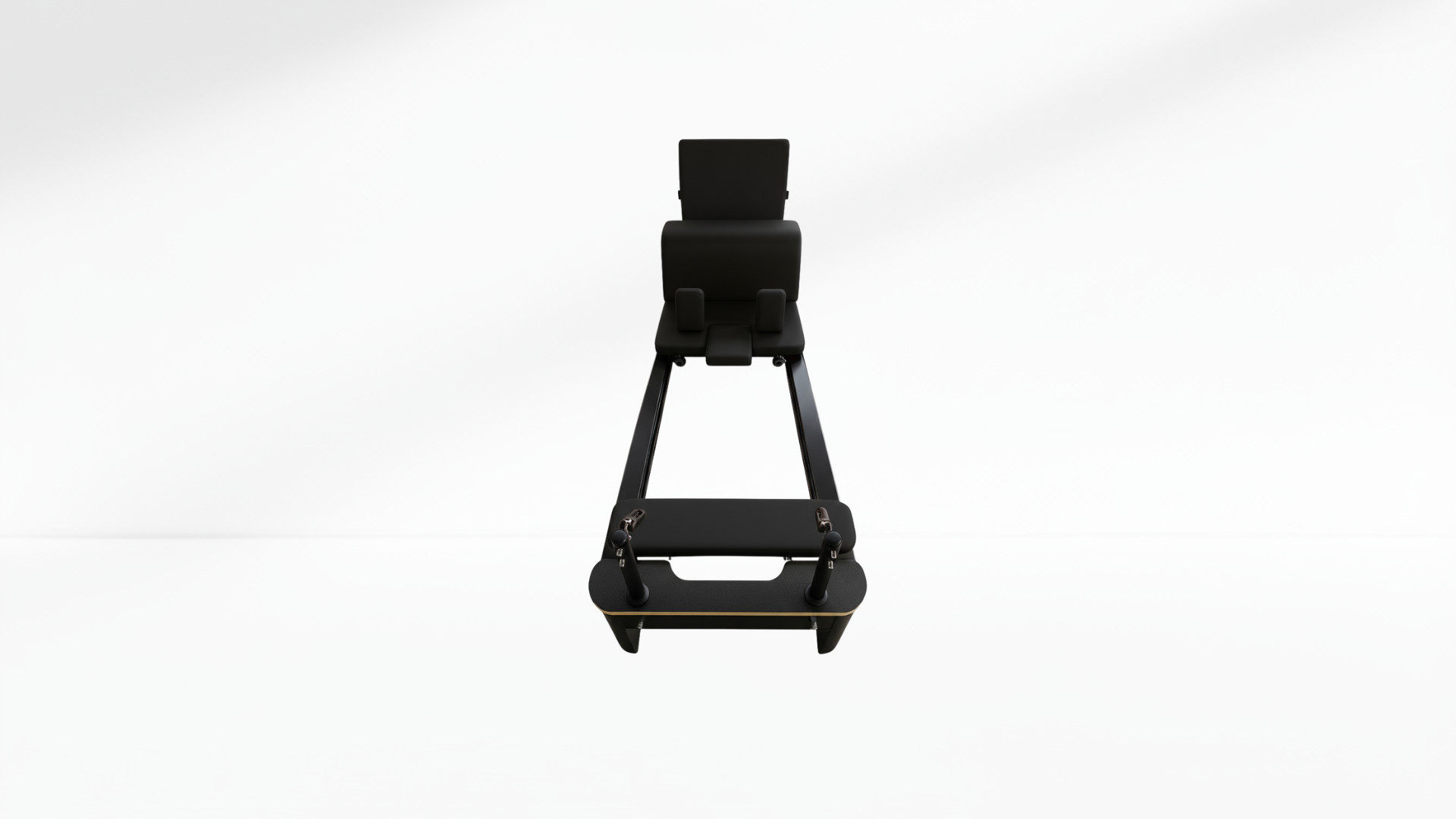Black pilares reformer on a white background