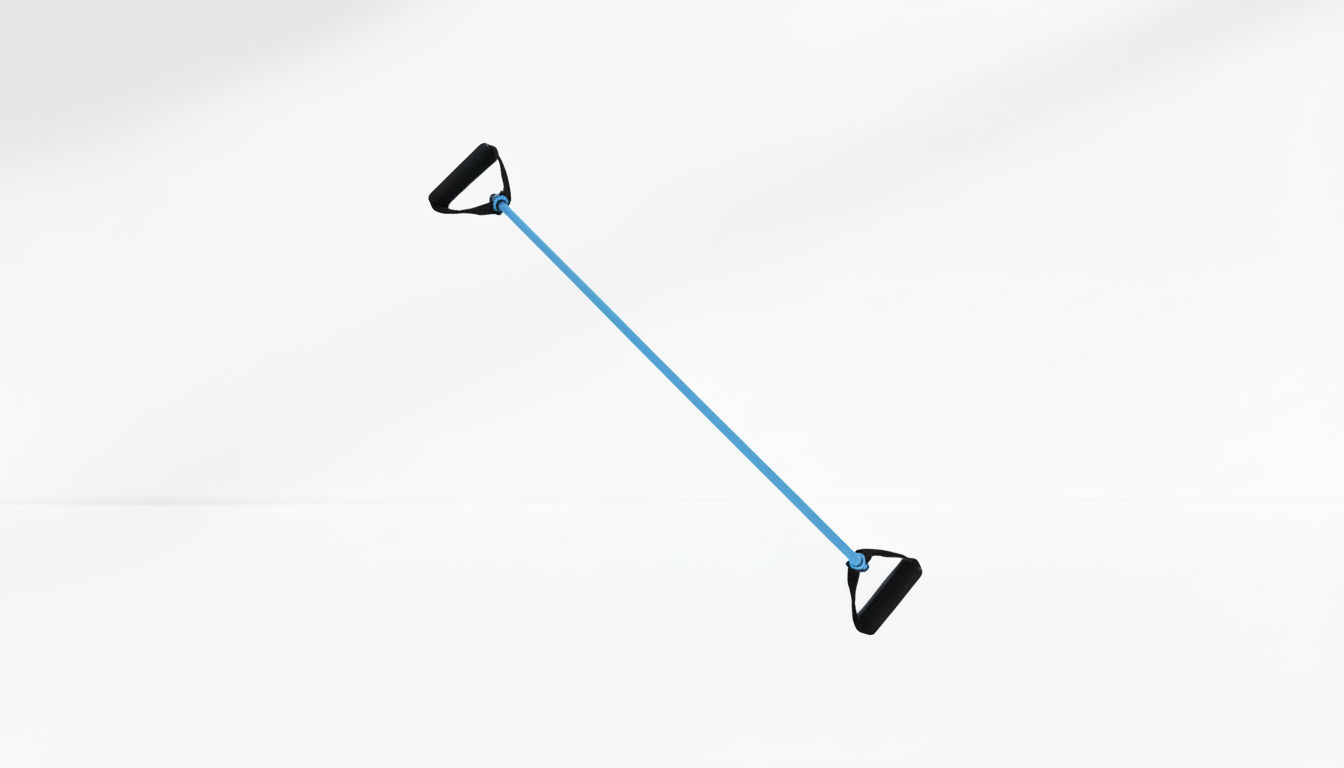 Blue and black garden tool on a white background