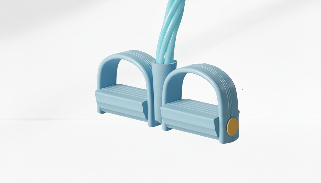 Light blue Figure-8 Resistance Band pedal 