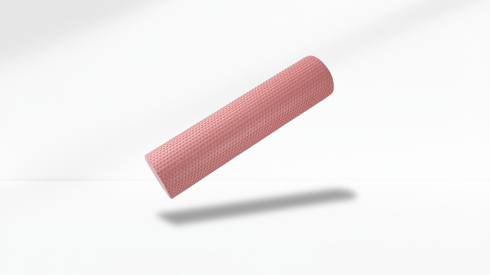 Pink EPE Foam Roller Cylinder (30/45/60/90 cm) on a white background