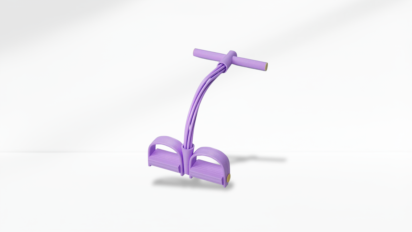 Purple Figure-8 Resistance Band  on a white background