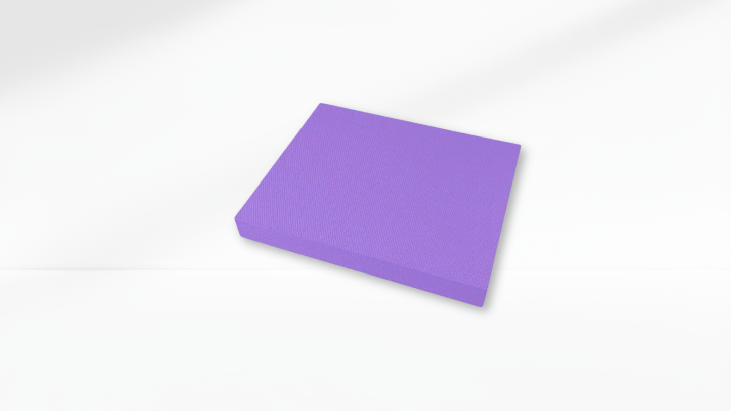 Purple Yoga Balance Pad – 5cm Thick TPE on a white background