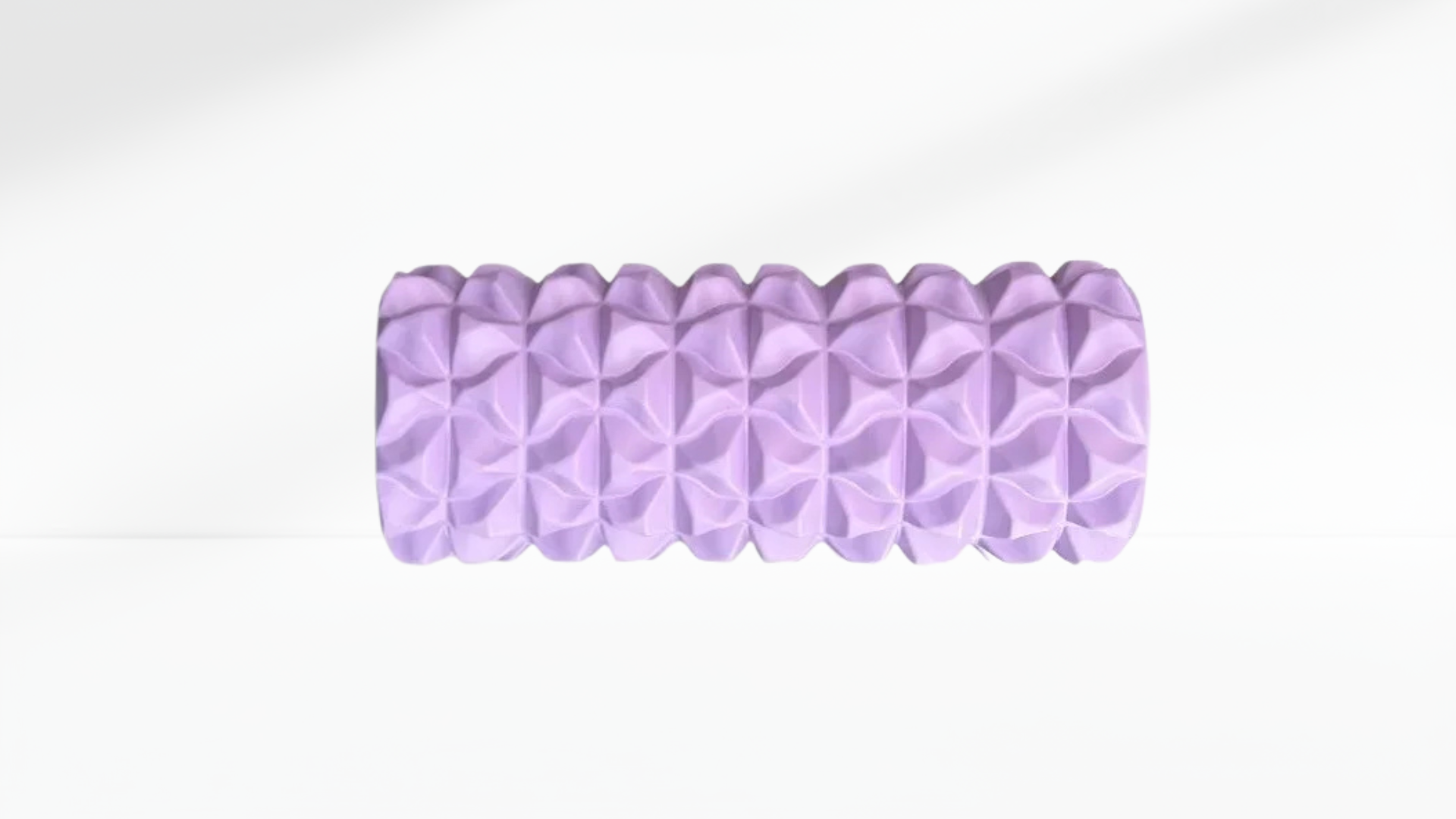 Purple textured Electric Vibrating Foam Roller on a white background