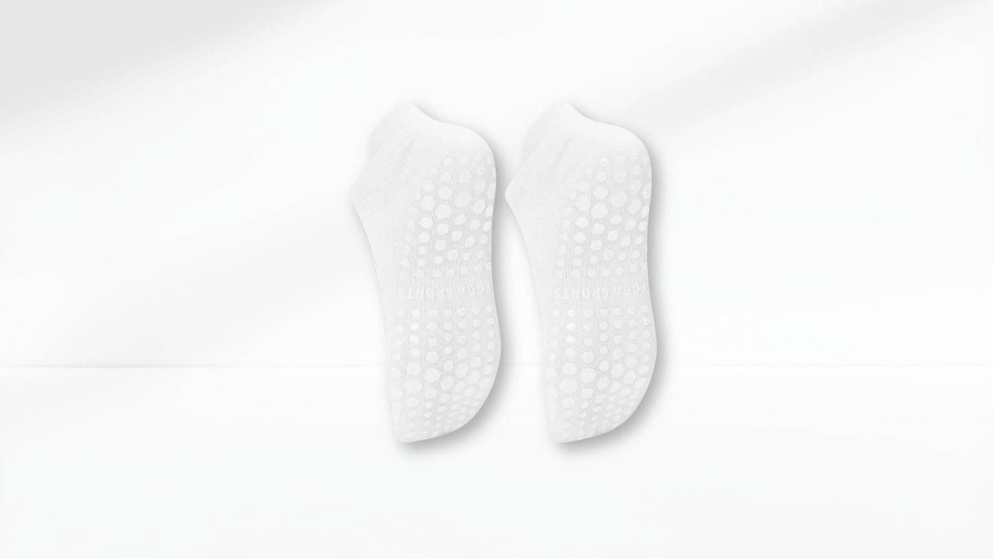 White grop socks on a white background