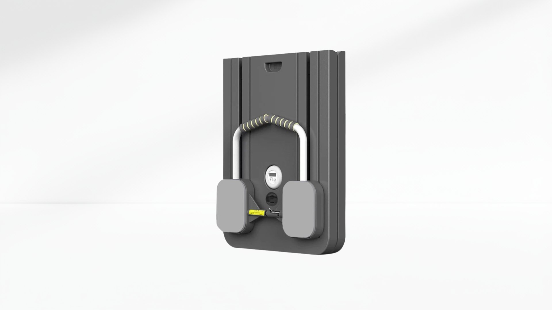 black Pilates Board – Timer & Kneeling Pad floded