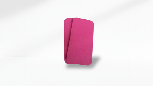 red TPE Yoga Knee Pad Cushion (2pcs) on a white background